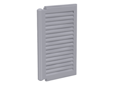 Window 1 x 2 x 3 Shutter in Light Bluish Gray