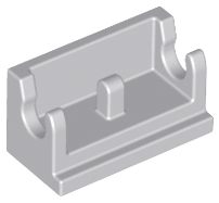 Hinge Brick 1 x 2 Base in Light Bluish Gray