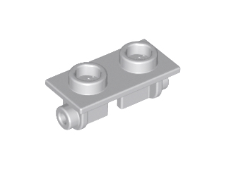 Hinge Brick 1 x 2 Top Plate Thin in Light Bluish Gray