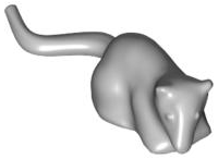 Animal, Rodent, Rat / Mouse [Plain] in Light Bluish Gray