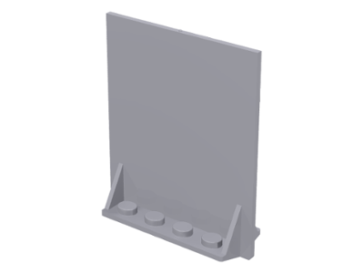 Door 2 x 5 x 5 Swivel, Bracket Base in Light Bluish Gray