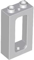 Window 1 x 2 x 3 Train in Light Bluish Gray