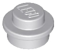 Plate Round 1 x 1 with Solid Stud in Light Bluish Gray