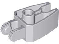 Hinge 1 x 3 Locking with 2 Fingers and Claw End, 9 Teeth in Light Bluish Gray