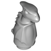 Creature, Dragon Baby in Light Bluish Gray