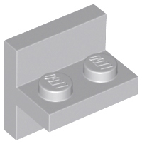 Bracket 2 x 2 with 1 x 2 Vertical Studs in Light Bluish Gray