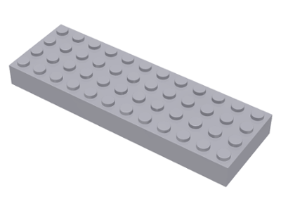 Brick 4 x 12 in Light Bluish Gray