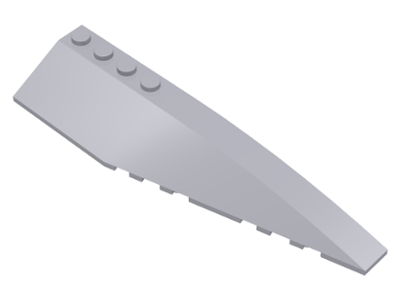 Brick Wedged, Curved 12 x 3 Right in Light Bluish Gray