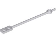 Bar 1 x 12 with 1 x 2 Plate End with Solid Studs and 1 x 1 Round Plate End in Light Bluish Gray