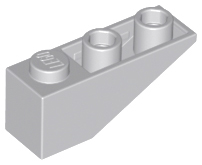 Brick Sloped Inverted 33° 3 x 1 with Internal Stopper and No Front Stud Connection in Light Bluish Gray