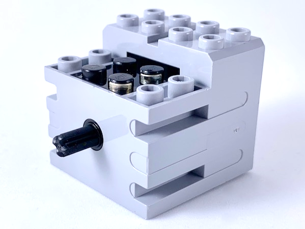 Motor, 9V Mini [Lightweight New Style] in Light Bluish Gray