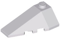 Brick Wedged, Sloped 4 x 2 Triple Left in Light Bluish Gray