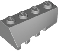 Brick Wedged, Sloped 45° 4 x 2 Right in Light Bluish Gray