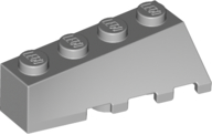 Brick Wedged, Sloped 45° 4 x 2 Left in Light Bluish Gray