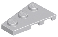 Wedge Plate 3 x 2 Left in Light Bluish Gray