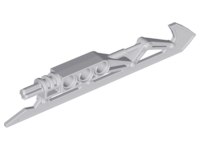 Large Figure Weapon Blade, Ice Skate / Ice Blade Half in Light Bluish Gray
