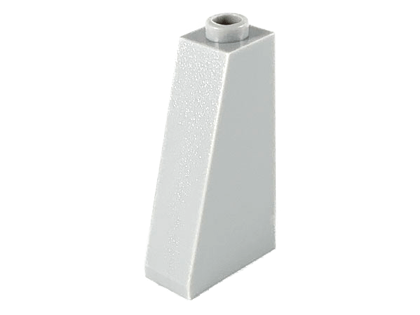 Brick Sloped 75° 2 x 1 x 3 with Open Stud in Light Bluish Gray