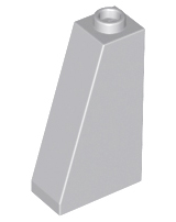 Brick Sloped 75° 2 x 1 x 3 with Hollow Stud in Light Bluish Gray