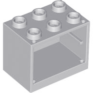 Cupboard 2 x 3 x 2 with Hollow Studs in Light Bluish Gray