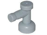Tap 1 x 1 without Hole in Spout in Light Bluish Gray