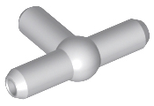 Pneumatic T-Piece (T Bar) [New Style] in Light Bluish Gray