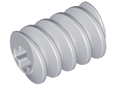 Technic Worm Gear in Light Bluish Gray