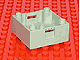Duplo Container Box 4 x 4 with Studs on Corners in Light Bluish Gray