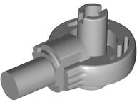 Technic Rotation Joint Ball Loop with Two Perpendicular Pins with Friction in Light Bluish Gray