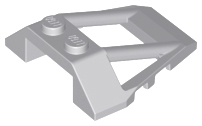 Windscreen 4 x 4 Roll Cage in Light Bluish Gray