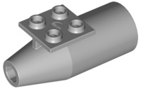 Engine Smooth Large [2 x 2 Thin Top Plate] in Light Bluish Gray