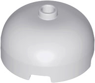 Brick Round 3 x 3 Dome with Center Stud in Light Bluish Gray