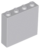 Brick 1 x 4 x 3 in Light Bluish Gray