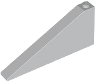 Brick Sloped 25° 1 x 8 x 3 in Light Bluish Gray