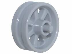 Wheel Centre 15 x 6 City Motorcycle with Stub Axles in Light Bluish Gray