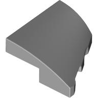 Brick Wedged, Curved 2 x 2 with Stud Notch Left in Light Bluish Gray