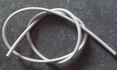 Hose, Pneumatic 4mm D. 80L / 64cm in Light Bluish Gray