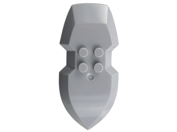 Shield from Nestle Promo Figure - Jayko with Glaive and Shield in Light Bluish Gray