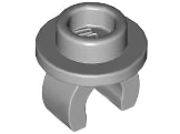 Plate Special Round 1 x 1 with Hollow Stud and Underside Clip in Light Bluish Gray