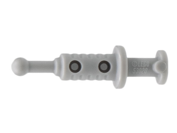 Equipment Medical Syringe with 2 Holes in Light Bluish Gray