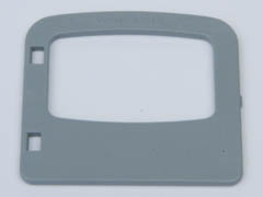 Duplo Door / Window without Interior Top Clip in Light Bluish Gray