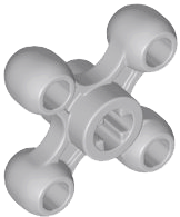 Technic Knob Wheel 45° Offset in Light Bluish Gray