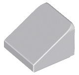 Brick Sloped 30° 1 x 1 x 2/3 (Cheese Slope) in Light Bluish Gray