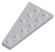 Wedge Plate 6 x 3 Right in Light Bluish Gray