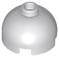 Brick Round 2 x 2 Dome Top, Vented Stud in Light Bluish Gray