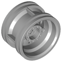 Wheel 30.4 x 20 without Pinholes, with Reinforced Rim in Light Bluish Gray