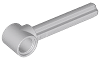 Technic Pin Connector Hub with 3L Axle in Light Bluish Gray