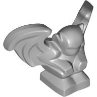 Statue, Gargoyle in Light Bluish Gray