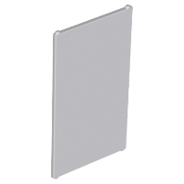 Glass for Window 1 x 4 x 6 in Light Bluish Gray
