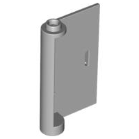Door 1 x 3 x 4 Right - Open Between Top and Bottom Hinge in Light Bluish Gray