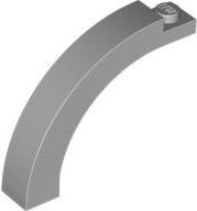 Brick Arch 1 x 5 x 3 1/3 Curved Top in Light Bluish Gray